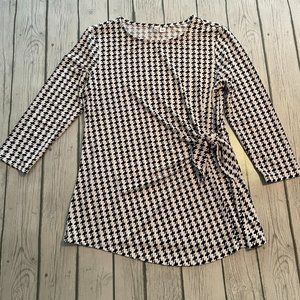 Ladies Houndstooth Top